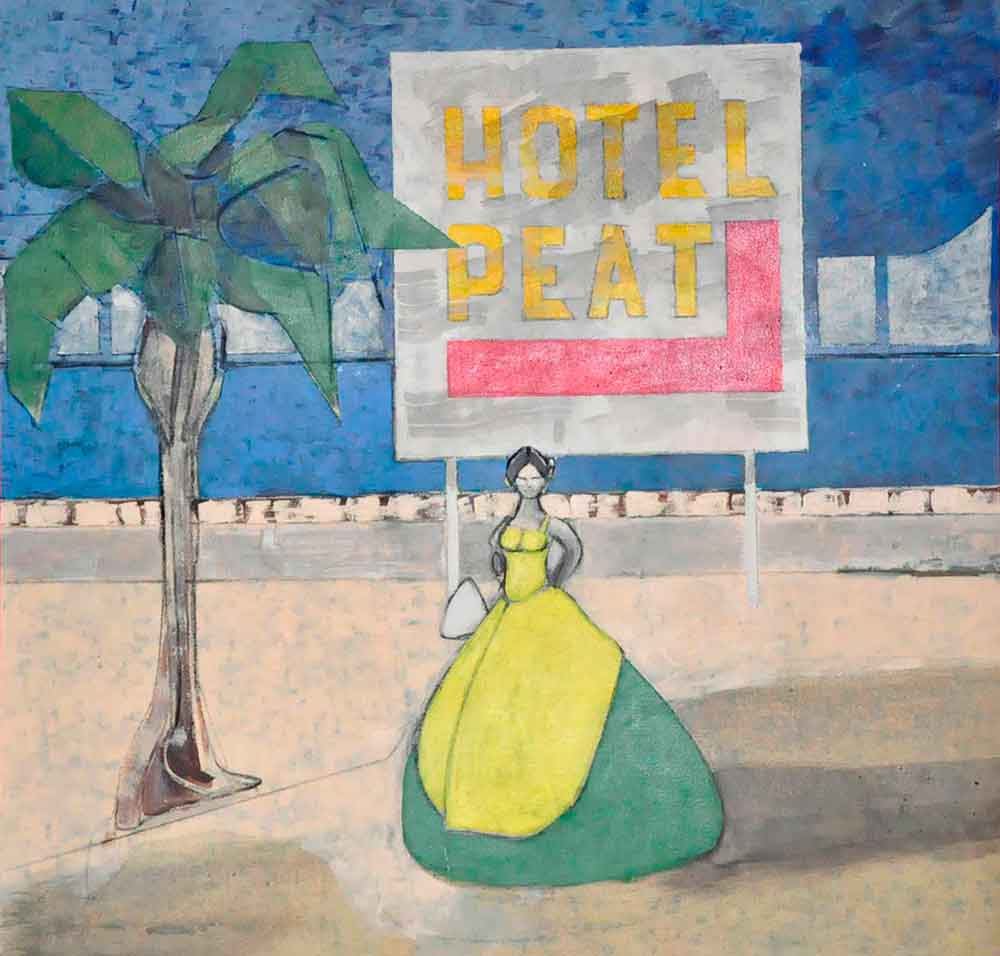 Hotel Peat | acrilico su tela | cm. 80x80